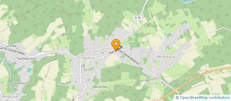 localisation de l'entreprise RIL TRANSPORTS  CINQUEUX