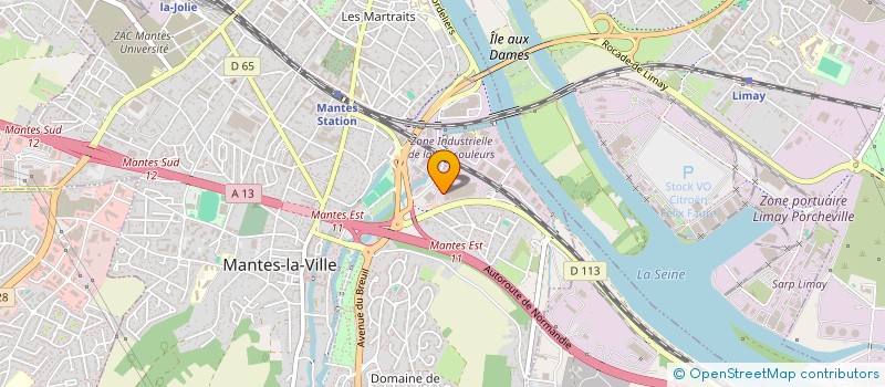 localisation de l'entreprise RILAM  MANTES-LA-VILLE