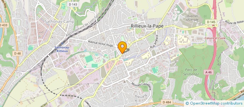 localisation de l'entreprise RILLIDIS à RILLIEUX-LA-PAPE