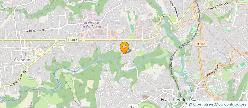 localisation de l'entreprise RILLIEUX 10  FRANCHEVILLE