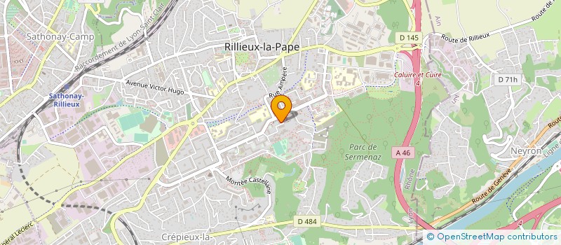 localisation de l'entreprise RILLIEUX PAINS ET VIENNOISERIES à RILLIEUX-LA-PAPE