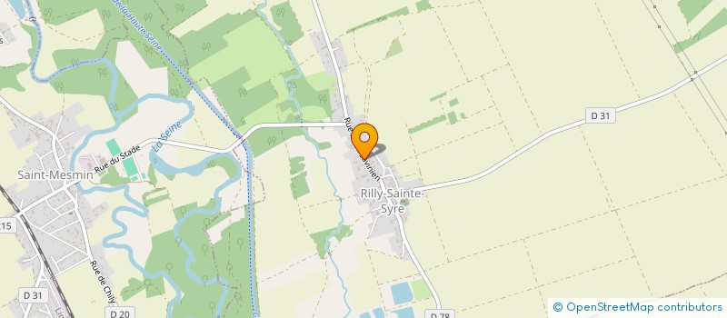localisation de l'entreprise RILLY BOIS à RILLY-SAINTE-SYRE