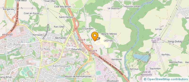 localisation de l'entreprise RIM 29 SUD à QUIMPER
