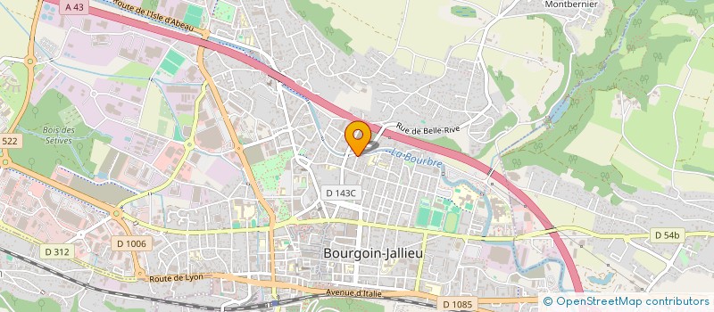 localisation de l'entreprise RIM  BOURGOIN-JALLIEU