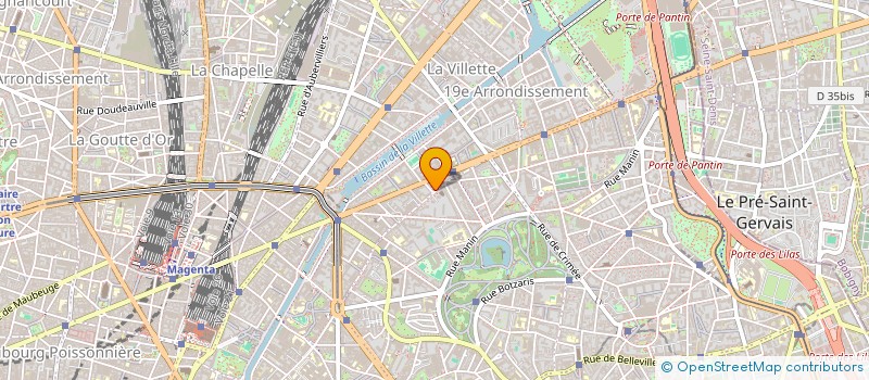 localisation de l'entreprise RIM  PARIS