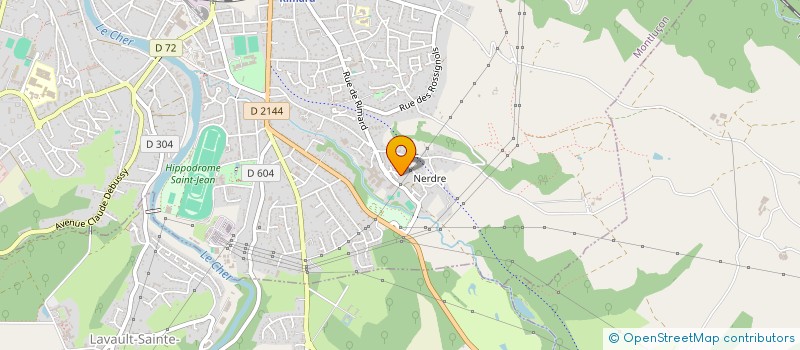 localisation de l'entreprise RIM'ART PATCH à MONTLUCON