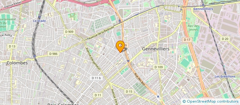 localisation de l'entreprise RIM BATI  ASNIERES-SUR-SEINE