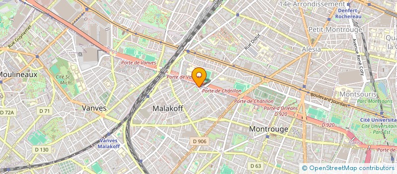 localisation de l'entreprise RIM FOOD PRODUCTS  MALAKOFF