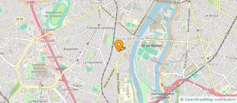 localisation de l'entreprise RIM INTERPRETES  TOULOUSE