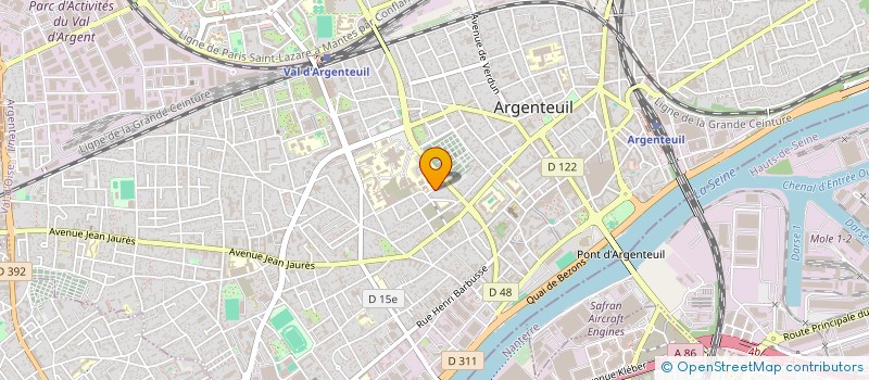 localisation de l'entreprise RIM PLOMBERIE  ARGENTEUIL