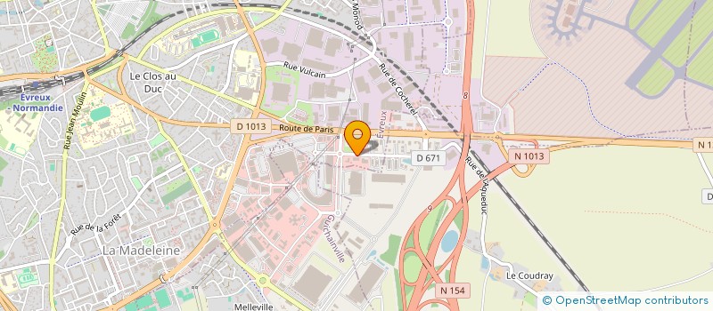 localisation de l'entreprise RIMA à EVREUX