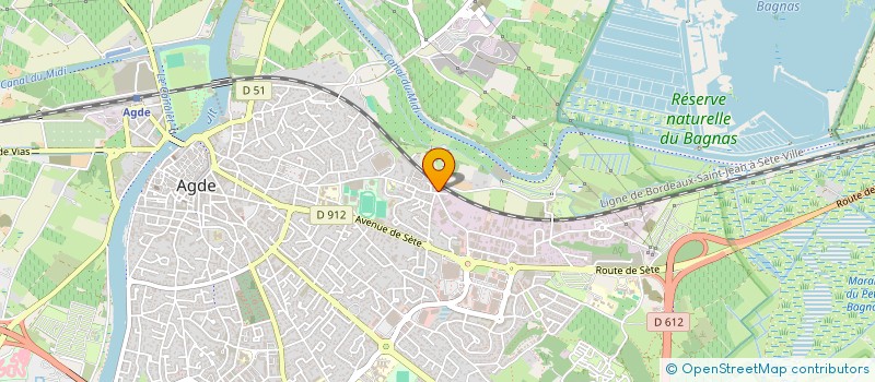 localisation de l'entreprise RIMA à AGDE