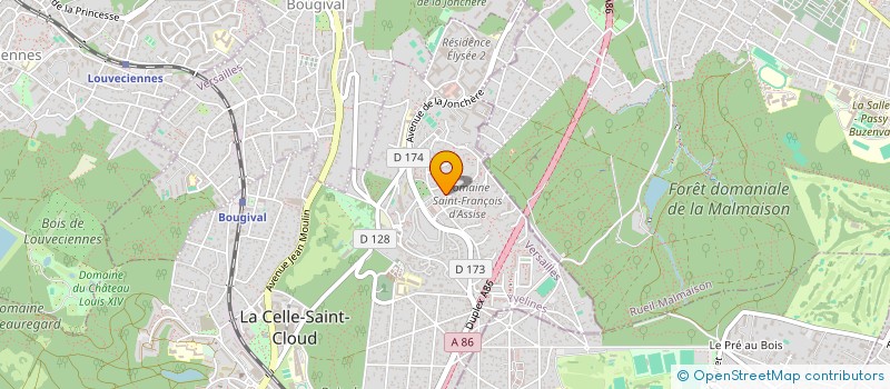 localisation de l'entreprise RIMA  LA CELLE-SAINT-CLOUD