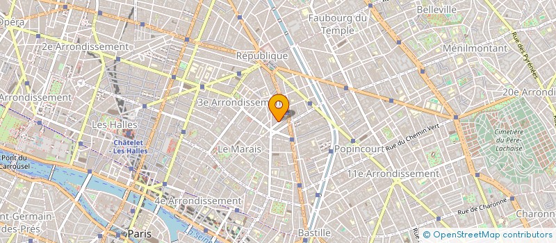 localisation de l'entreprise RIMA DARIA à PARIS