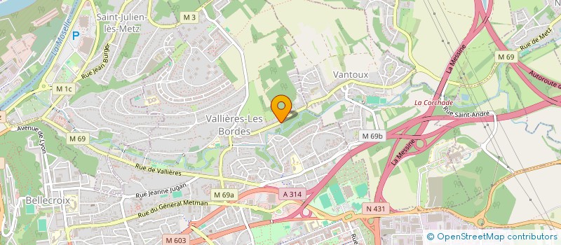 localisation de l'entreprise RIMABEL III  METZ