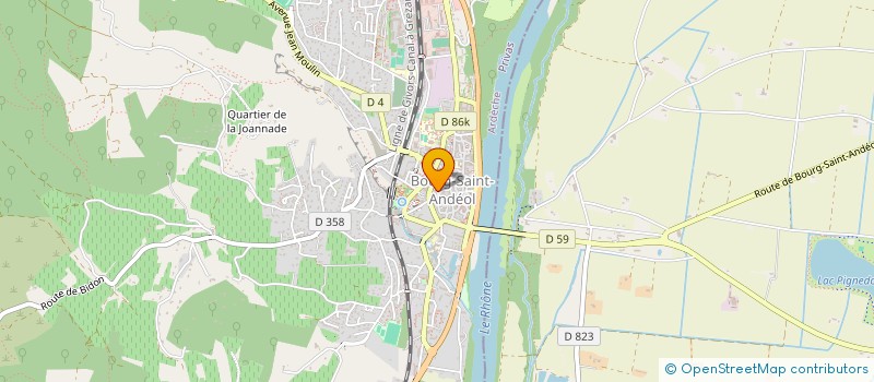 localisation de l'entreprise RIMAC  BOURG-SAINT-ANDEOL