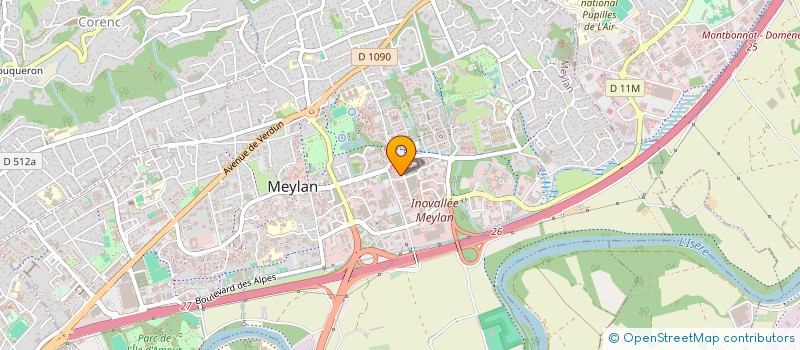 localisation de l'entreprise RIMADE  MEYLAN
