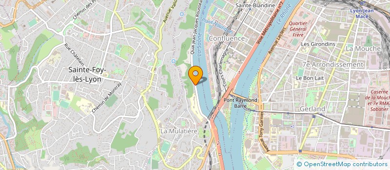 localisation de l'entreprise RIMAGLACE à LA MULATIERE
