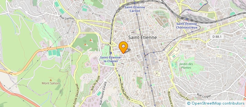 localisation de l'entreprise RIMAN à SAINT-ETIENNE