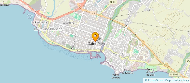 localisation de l'entreprise RIMARO à SAINT-PIERRE