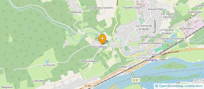 localisation de l'entreprise RIMAU  LANGEAIS