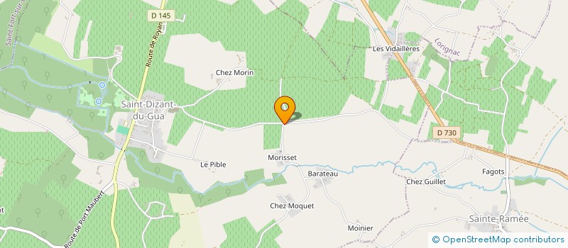 localisation de l'entreprise RIMAUD ASSOCIATES  SAINT-DIZANT-DU-GUA