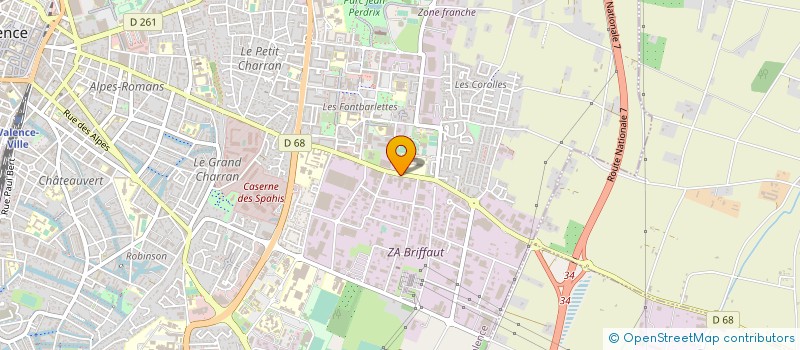 localisation de l'entreprise RIMAX à VALENCE
