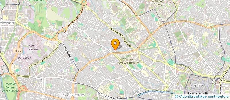 localisation de l'entreprise RIMBA à MONTPELLIER