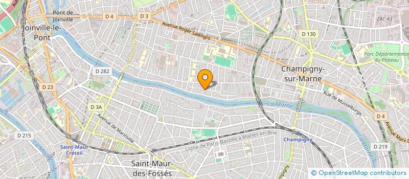 localisation de l'entreprise RIMBAT à CHAMPIGNY-SUR-MARNE