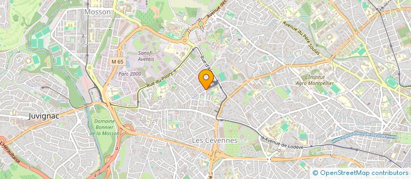 localisation de l'entreprise RIMBAUD IMMOBILIER à MONTPELLIER