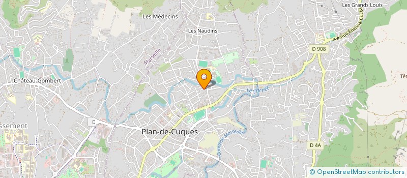 localisation de l'entreprise RIMBAUD INNOV à PLAN-DE-CUQUES
