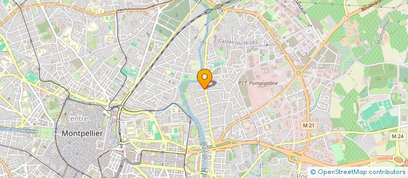 localisation de l'entreprise RIMBAUD SERVICES à MONTPELLIER