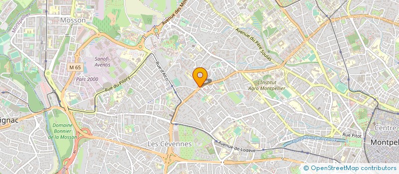 localisation de l'entreprise RIMBAUD SERVICES SARL à MONTPELLIER