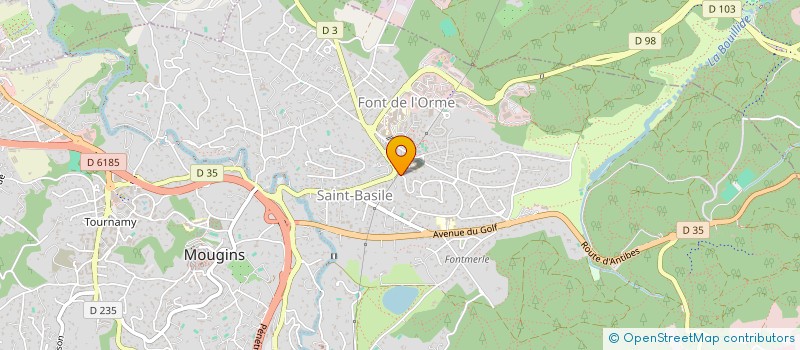 localisation de l'entreprise RIMBERT INVESTMENT à MOUGINS