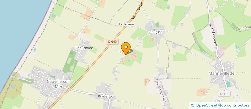 localisation de l'entreprise RIMBERTOT ENERGIE  CAUVILLE-SUR-MER