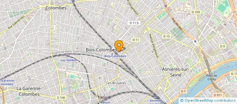 localisation de l'entreprise RIMC à BOIS-COLOMBES