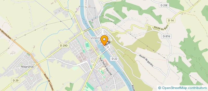 localisation de l'entreprise RIME EN BLOUSE  VILLEMUR-SUR-TARN