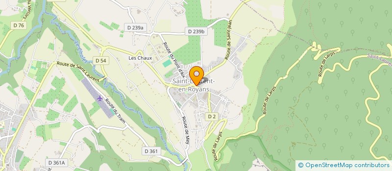 localisation de l'entreprise RIME M & I  SAINT-LAURENT-EN-ROYANS