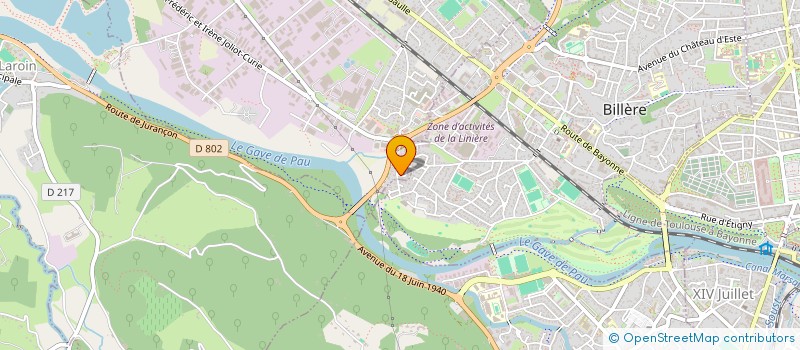 localisation de l'entreprise RIMEK à LONS