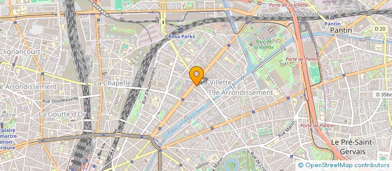 localisation de l'entreprise RIMES - LE RESEAU DE L'INTERPRETARIAT MEDICAL ET SOCIAL  PARIS