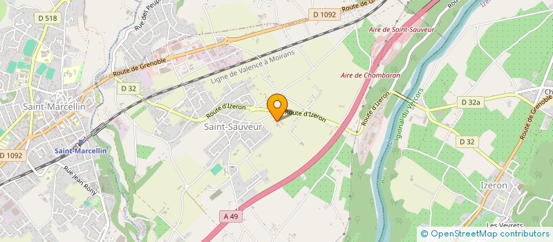localisation de l'entreprise RIMET à SAINT-SAUVEUR