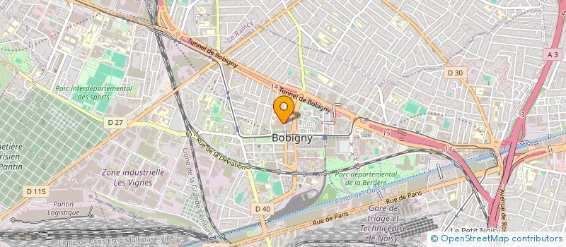 localisation de l'entreprise RIMEX  BOBIGNY