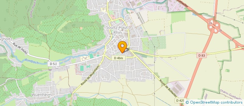 localisation de l'entreprise RIMEX S N C  SOULTZ-HAUT-RHIN