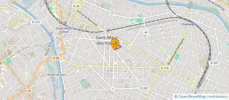 localisation de l'entreprise RIMINI à SAINT-MAUR-DES-FOSSES