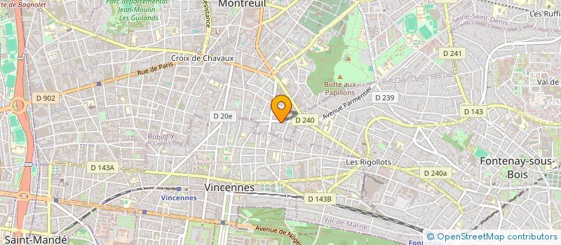 localisation de l'entreprise RIMKA SECURITE à MONTREUIL