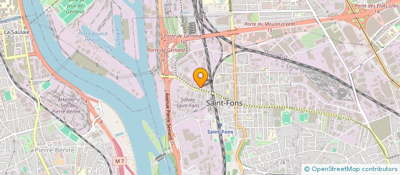 localisation de l'entreprise RIMMO 2  SAINT-FONS