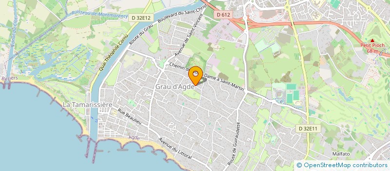 localisation de l'entreprise RIMMOBOX  AGDE