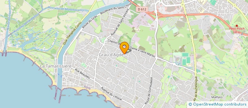 localisation de l'entreprise RIMMOCAP  AGDE