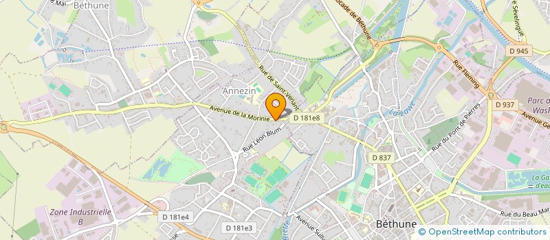 localisation de l'entreprise RIMO IMMOBILIER  ANNEZIN