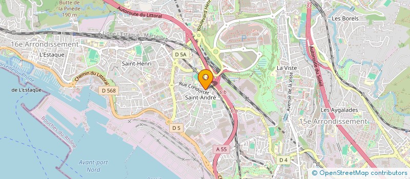 localisation de l'entreprise RIMO SERVICE à MARSEILLE